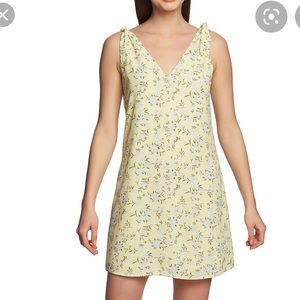 1. state tie shoulder mini slip dress